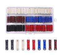 Hamiltion-200 Pièces Fusibles Voiture Assortiment, Fusibles Torpille De Voiture, Fusible Automobile Avec Boîte En Plastique, Pour Voitures Classiques De Style Ancien, 5a 8a 16a 25a 40a