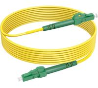 Hamiltion-25M Câble De Fibre Optique Lc/Apc Vers Lc/Apc,Os2 Simplex Singlemode 9/125µm Lszh,Ftth Câble De Réseau Jaune