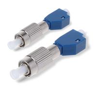Hamiltion-2Pcs Sm 9/125Um Adaptateur Fc/Lc, Hybride De Fibre Optique Fc Upc(Mâle) À Lc Upc(Femelle) Connecteur De L'Adaptateur, Fc-Lc Adapter Pour Otdr/Ols/Opm/Vfl/Fibre Optique