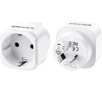 Hamiltion-2x Adaptateur De Voyage France Vers Australie/Chine 2 Broches Europe Vers 3 Broches Aus Pour Australie Chinoise Nouvelle Zelande Fidji Argentine Type I