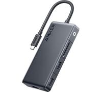 Hamiltion-341 Hub Usb-C (7-En-1) Avec 3 Ports De Données Usb-C Et Usb-A 5 Gbit/S, Alimentation Max. 100 W, Écran Hdmi 4K, Ethernet Pour Lenovo, Dell Xps, Ordinateurs Portables Hp, Macbook, Ipad Et Au