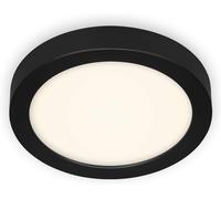 Hamiltion-3465-415 Plafonnier Led, Lampe De Plafond, 16,5 Watt, 1 600 Lumen, 4 000 Kelvin, Noir Et Blanc, Ø 22,5 Cm