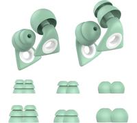 Hamiltion-4 Tailles Quiet Bouchons D'oreille Avec 16 Embouts En S/L,Boule Quies Silicone Réutilisable,Réduction Du Bruit 28-35db,Protections Auditives Pour Concert,Avion