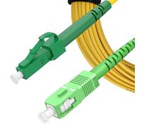 Hamiltion-40M Câble À Fibre Optique Sc/Apc À Lc/Apc Monomode Simplex 9/125¿m Os2 Jarretière Optique Lszh Jaune (40M)