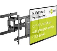 Hamiltion-49932 Support Mural Tv Orientable Et Inclinable Pour Écrans 37-70 Pouces (94-178 Cm) / Accroche Television Mural Charge Max. 60 Kg/Fixation Murale Tv Pour Tele Vesa 400X400