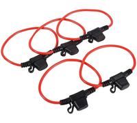Hamiltion-5pcs Support Mini Lame Porte-Fusible Boîtes De Fusibles 12v 30a En Ligne Étanche Pour Voiture Camion Bateau (*1)