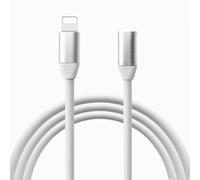 Hamiltion-6.6Ft Lightning Rallonge Câble, Blanc Ios Extention Câble De Charge Sync Vedio & Audio Appareils, Adaptateur Connecteur D'Extension De Dock Mâle À Femelle Compatibles Ios
