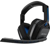 Hamiltion-A20 Casque Sans Fil 2Ème Génération, Léger Et Résistant, Microphone Avec Fonction De Sourdine Flip-Up, Batterie +15H, Portée De 15M, Ps5, Ps4, Pc, Mac-Blanc/Bleu