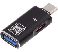 Hamiltion-Adaptateur 10Gbps Usb-C Type-C Vers Usb 3.0 Femelle Otg Et Dc 5V, Convertisseur De Puissance Pour Tablette Et Téléphone