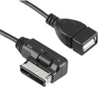 Hamiltion-Adaptateur De Câble Aux Audio Usb Ami Mdi Mmi, Adaptateur De Câble Mp3 Compatible Interface De Musique Au^Di A3 A4l A5 A6l A8 Q5 Q7 R8 Tt Interface Multimédia/Musique, 30 Cm