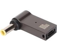 Hamiltion-Adaptateur De Charge Usb-C Vers Dc 5.0X1.0Mm, Convertisseur De Charge Usb C Femelle Vers Dc 20V 5.0Mm Pd, Déclencheur D'Émulateur Pd Coudé À 90 Degrés Pour Ordinateur Portable
