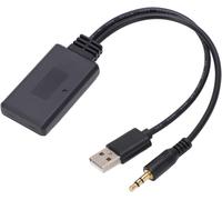 Hamiltion-Adaptateur De Musique Bluetooth Pour Voiture 3.5Mm Voiture Récepteur Bluetooth Sans Fil Lecteur De Musique Aux Adaptateur Usb Universel Pour Auto Radio Stéréo