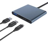 Hamiltion-Adaptateur Hdmi Type C Hub Adaptateur Hdmi Usb C Vers Hdmi Adaptateur Usb 3.1/3.0 Port De Charge Convertisseur Compatible Avec Macbook Pro, Iphone 16/15, Samsung Galaxy S24/S23/S22/S21