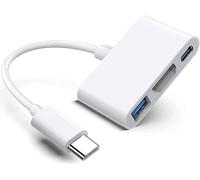 Hamiltion-Adaptateur Multiport Usb C Av Avec Sortie Hdmi 4K 60 Hz, Port Usb 3.0 Et Port Usb-C Fast Charging Pour Apple Macbook Pro M1 2016-2022 Air M1 2018-2022, Ipad Pro, Imac Ect.