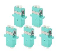 Hamiltion-Adaptateur Pour Câble En Fibre Optique, 5 Pièces Lc Femelle Connecteur Femelle En Fibre Lc Lc-Lc Connecteur Pour Convertisseur Duplex Pour / Om4
