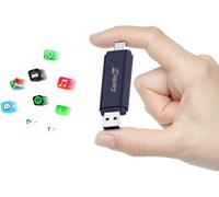 Hamiltion-Adaptateur Sans Fil Mini Se Pro Pour Carplay Sans Fil Et Android Auto Sans Fil, Pour Voitures Avec Fonction Carplay Filaire Ou Android Auto Filaire, (Année Modèle : 2017-2025) Plug And Play