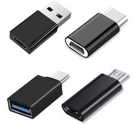 Hamiltion-Adaptateurs Usb C (Lot De 4), Adaptateur Usb C Vers Usb 3.0 Otg, Adaptateur Usb C Femelle Vers Usb Mâle Et Usb C Vers Micro Usb Pour I/Phone 14/13, Macbook Pro, Samsung Galaxy, Portable, Pc
