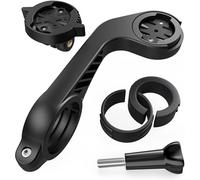 Hamiltion-Affleurant Support Avant Et Bride À Friction Support Adaptateur Compatible Avec Garmin Edge Ordinateur De Vélo Gps, Xoss G/G+-Guidon De Vélo 25.4mm 31.8mm Lumière Titulaire Caméra Support