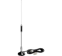 Hamiltion-Antenne Cb Voiture Camion Campeur Auto 27mhz Base Magnétique Pl259 Et Bnc Compatible Avec Cobra Midland Uniden Maxon Président Radio Cb Mobile/Bobine De Cuivre Intérieure/Acier Inoxydable