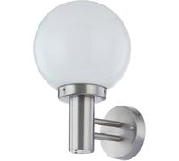 Hamiltion-Applique Extérieure Nada (Moderne) En Gris Inox (1 Lampe,À E27), Pour Mur Extérieur/Façade De Maison, Terrasse Und Balcon