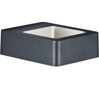 Hamiltion-Applique, Reno Incl. 1 X Led,Cob,4,5 Watt,3000k,450 Lm. Corps: Fonte Daluminium, Anthracite L:12,0cm, H:4,5cm, P:14,0cm Ip54,Point Lumineux En Haut Et En Bas,Montage Au Mur