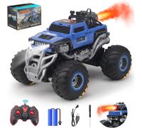 Hamiltion-Auto Telecomandata, 1:16 Monster Truck, Rc Auto Offroad Con Luci Spray Musica, 20Km/H 2.4Ghz, Auto Giocattolo Regalo Per Bambini Da 3 4 5 6 8 10 Anni