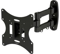 Hamiltion-Basic2-37 Support Mural Pour Tv Avec 58-107Cm (23-42""), Vesa 200X200, Basculable: +/-20°, Pivotement: +/-90°, Distance Du Mur: 100-393Mm, Charger Max: 30Kg, Noir