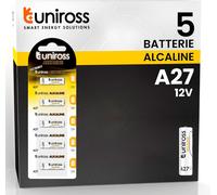 Hamiltion-Batterie Mn27 A27/27A 12 V Piles Spécialisées Alcalines¿Blister De 5 Piles