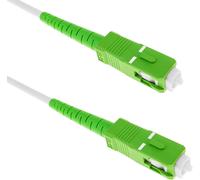 Hamiltion-Bematik-Câble Á Fibre Optique Sc/Apc Á Sc/Apc Simplex Monomodes 9/125 De 15 M Os2 Blanc