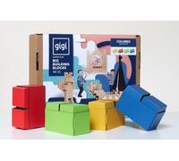 Hamiltion-Bloc De Construction En Carton Xl Pour Enfant-96 Emboîtables Et Empilables Brique De Construction Enfant-Jouet Enfant Pour Construire Une Maison Carton