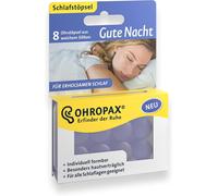 Hamiltion-Bonne Nuit-Bouchons D'oreille En Silicone Souple-Protection Du Bruit Pendant Le Sommeil-Moulables Individuellement-Réutilisables-1 X 8 Pièces Lavande