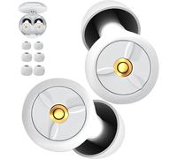 Hamiltion-Bouchon D'oreille Pour Dormir,Réduction De Bruit De 24db,Protection Auditive Boules Quies Pour Dormir,Concert,Dj`S,Batteurs,Festivals,Avion,Sommeil (Blanc,Moyen)