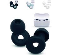 Hamiltion-Bouchons D'oreille En Silicone Anti-Ronflement Pour Dormir 32 Db Pour Dormir,Nager,Étudier,Méditer Noir