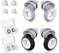 Hamiltion-Bouchons D'oreille Pour Dormir,Protection Acoustique En Silicone Universelle,Réutilisable,Réduction Du Rude 33 Db ¿ Anti-Bruit Pour Dormir,Moto,Travail,Professionnels,Apprentissage