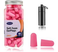 Hamiltion-Bouchons D'oreilles En Mousse Souple,38 Db Snr Le Plus Élevé,60 Paires,Taille Unique Qui Convient À Pratiquement Tous Les Porteurs,Confortables Pour Dormir,Ronflement,Étude,Voyage,