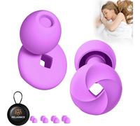 Hamiltion-Bouchons D'oreilles Pour Dormir-Protection Auditive-En Silicone Souple Réutilisable-Pour Un Sommeil Réparateur Et Une Réduction Du Bruit (Violet Vif,1 Paire)
