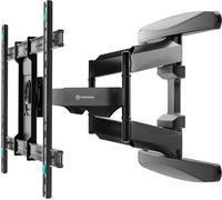 Hamiltion-Bras Tv Mural Articulé Pour 40""-75"" Tv, Fixation Murale Tv Poids De 45,5 Kg-Accroche Television Mural Vesa 200X100-600X400/Support Mural Tv Orientable Et Inclinable Pivotant M6L-B Noir