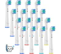 Hamiltion-Brossette De Rechange Compatible Pour Braun Oral B Têtes Brossettes De Rechange Têtes Brosse Embout Precision Floss Cross Action Clean Générique Sensitive Pour Brosse À Dents Électrique Pac