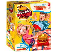 Hamiltion-Burger Boom-Jeu De Société Amusant Et Interactif-Pioche Les Cartes Et Gonfle Le Ventre De Ton Adversaire-Fais Exploser Le Hamburger Pour Gagner-Pour Toute La Famille