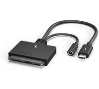 Hamiltion-C-Sata Adaptateur Sata En Usb-C Pour Ssd/Hdd Sata 2.5" Et 3.5" Noir