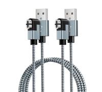 Hamiltion-Câble Chargeur Magnétique Pour Shokz 1.8M 2-Pack,Usb A Cordon De Charge Compatible Pour Aftershokz Aeropex As800,Shokz Openrun S803,Shokz Openrun Pro S810,Shokz Opencomm 2 Uc,Open Run Mini