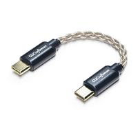 Hamiltion-Câble D'Amplificateur De Casque Usb C Vers Type C 6 N En Cristal Pour Fiio Btr5 Q1 Q3 Q3S Qudelix 5K Xduoo Link2 Xd-05Plus E1Da 9038G3 9038S 9038D Lotoo Paw S2