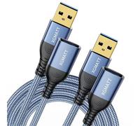 Hamiltion-Câble D'Extension Usb,3 M,Câble D'Extension Usb 3.0 Mâle Vers A Femelle Avec Élégant Connecteur En Aluminium,Gaine En Nylon Pour Lecteur De Cartes, Clavier, Imprimante, Ps Vr, Appareil Phot