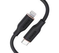 Hamiltion-Cable Iphone Usb C, Powerline Iii Flow Usb-C Vers Lightning Pd, Compatible Avec Iphone 13/13 Pro Max/12/11 Pro/X/Xs/Xr/8 Plus, Airpods Pro, 90 Cm, Certifié Mfi, Gel De Silice (Noir Minuit)