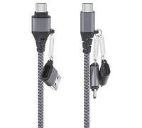 Hamiltion-Câble Multi Usb, 60W 3A Lightning/Usb C Vers Usb C Câble De Charge, Usb A/Usb C Vers Ip/Micro Usb/Type C Câble De Charge Universel Multi-Voies En Nylon Pour Samsung Huawei Phablet,Compatibl
