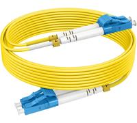 Hamiltion-Câble Patch À Fibre Optique-Os2 Lc Vers Lc-100 M-Single Mode Duplex Lszh 9/125 µm-10 Gbit/S-Jaune-Options 0,5 M 100 M-Options De 0,5 M 100 M-Mode :