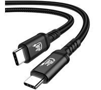 Hamiltion-Câble Usb C 2 M, 240 W Usb 3.2 Gen 20 Gbps Data Transfer Pd Fast Charging Type-C Cable, 4K Video Monitor Cable Compatible With Iphone 15 Pro Max, Macbook Pro, Galaxy S23/S22, Tablet Laptop