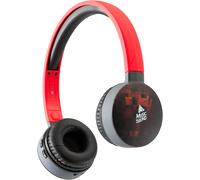 Hamiltion-Casque Bluetooth Fantasy Casque Bluetooth Supra-Auriculaire-Bandeau Extensible-Commandes Sur Les Coussinets \U2013 Autonomie 20H-Recharge 2H-Portée 10 Mt.-Fantaisie Cubes Rouges