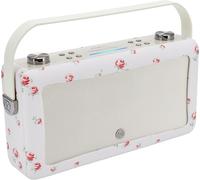 Hamiltion-Cath Kidston Hepburn Voice Alexa Enceinte Connectée Enceinte Bluetooth Intelligente, Portable Et Puissante De 20 W Avec Port De Charge Usb Et 8 Heures D'Autonomie De Lecture-Rose Dispersée