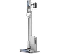 Hamiltion-Clean & Empty Aspirateur Sans Fil, Système Vidange Automatique, Aspirateur Léger Anti-Poils Avec Outils Animaux Et Interstices, Autonomie 40 Minutes, Station De Chargement, Blanc/Bleu, Bu35